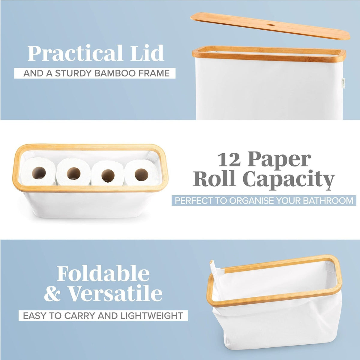 High-Quality Toilet Paper Organizer | Kelmera