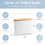 High-Quality Toilet Paper Organizer | Kelmera