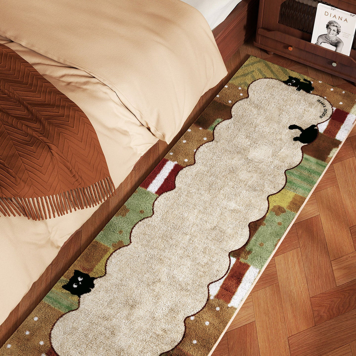 Home Decor Area Rug Soft Textile Non Slip | Kelmera