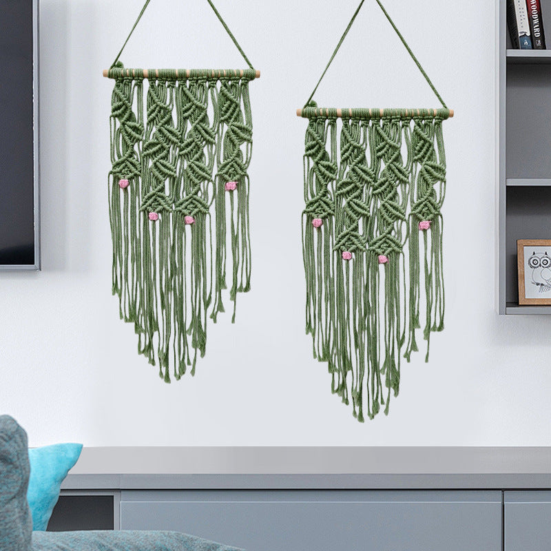 Home Decor Macrame Wall Hanging Green | Kelmera
