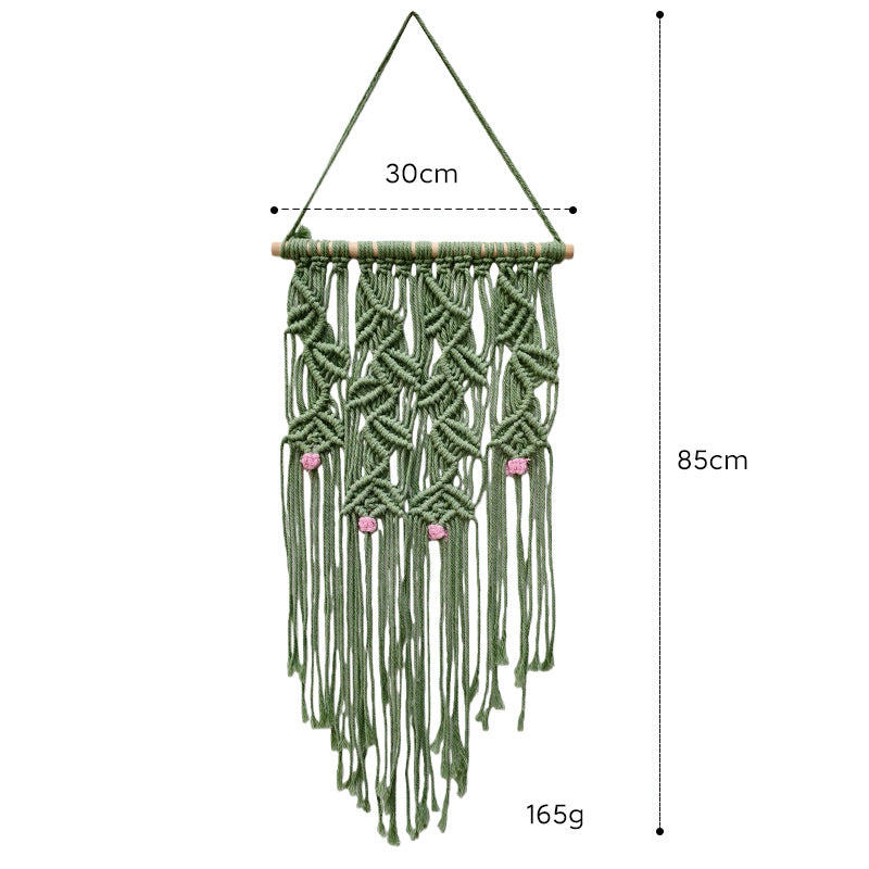 Home Decor Macrame Wall Hanging Green | Kelmera