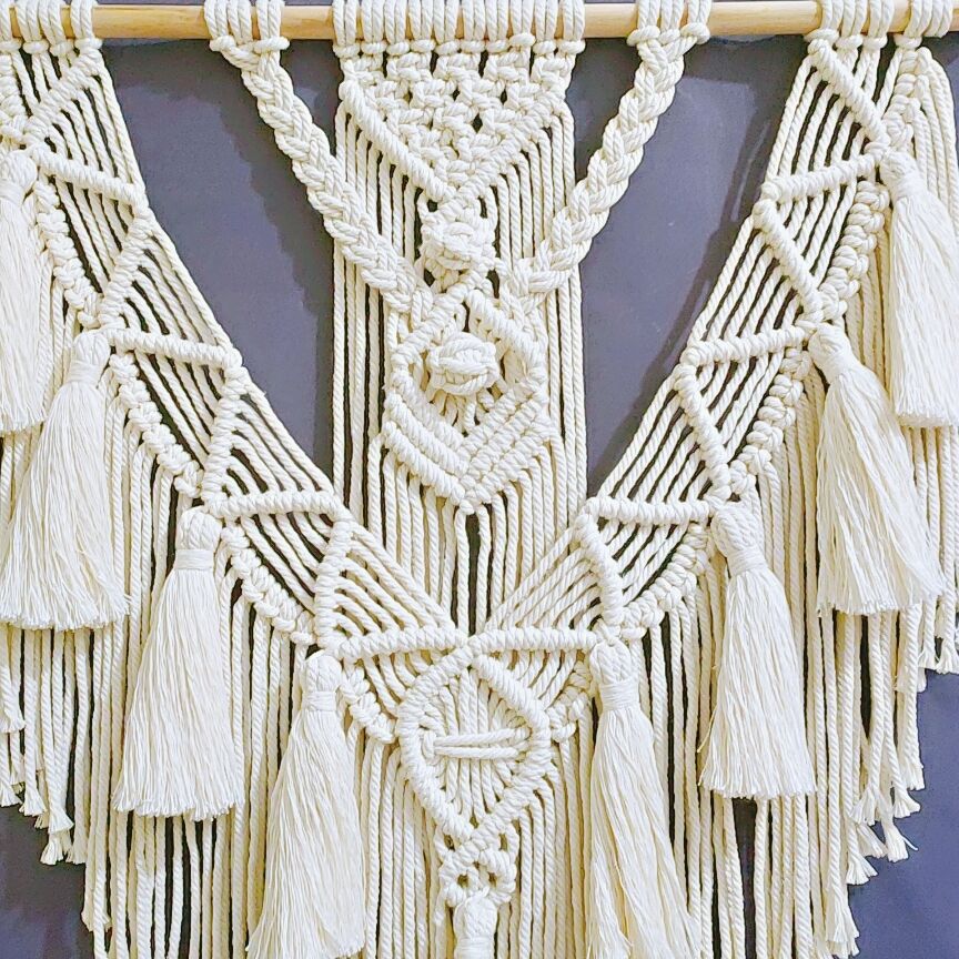 Home Decor Macrame Wall Hanging Lz661750 65Cm | Kelmera