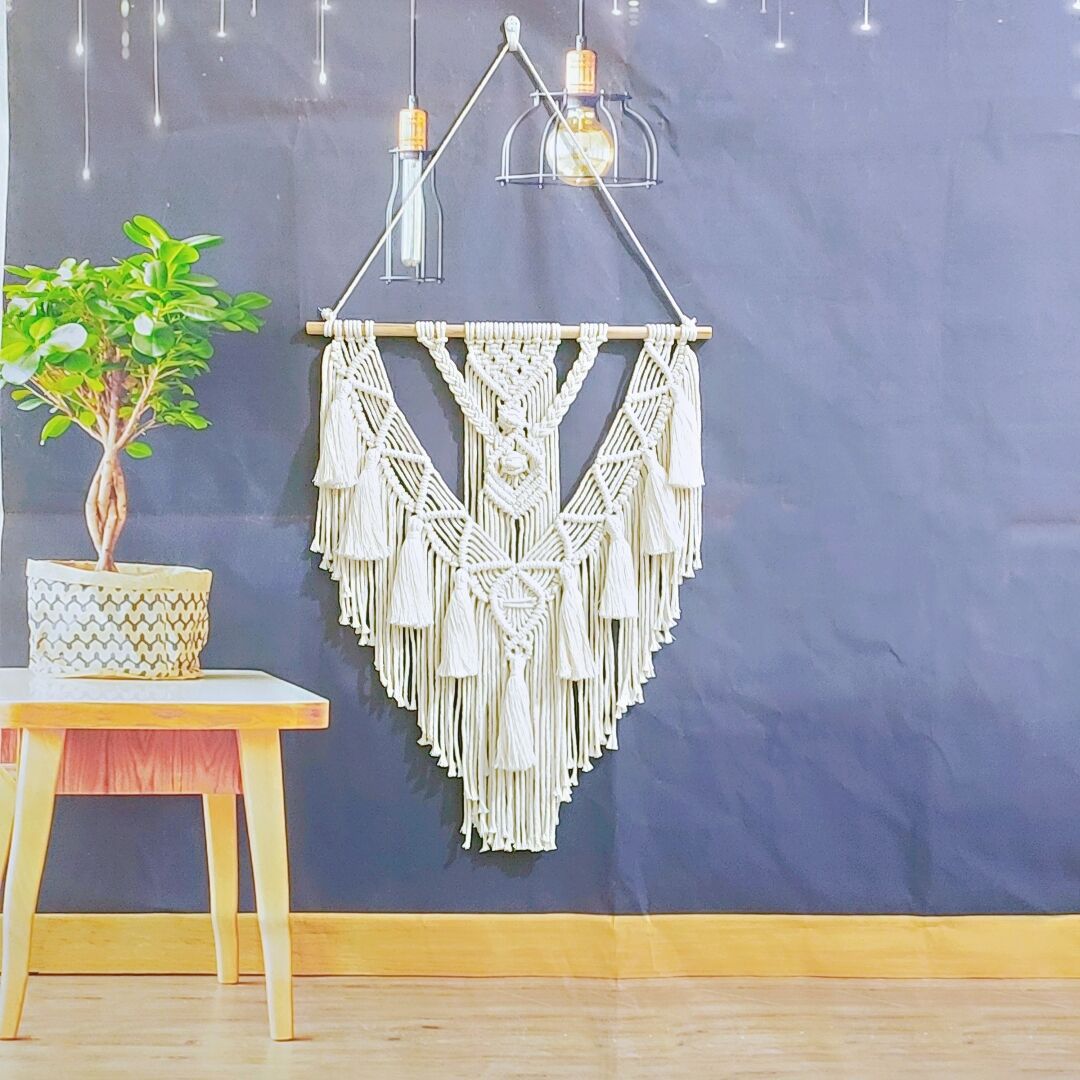 Home Decor Macrame Wall Hanging Lz661750 65Cm | Kelmera