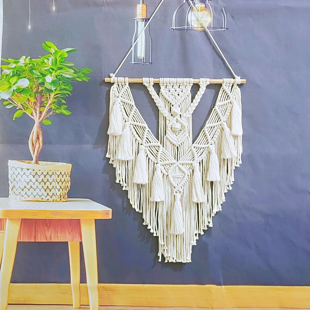 Home Decor Macrame Wall Hanging Lz661750 65Cm | Kelmera