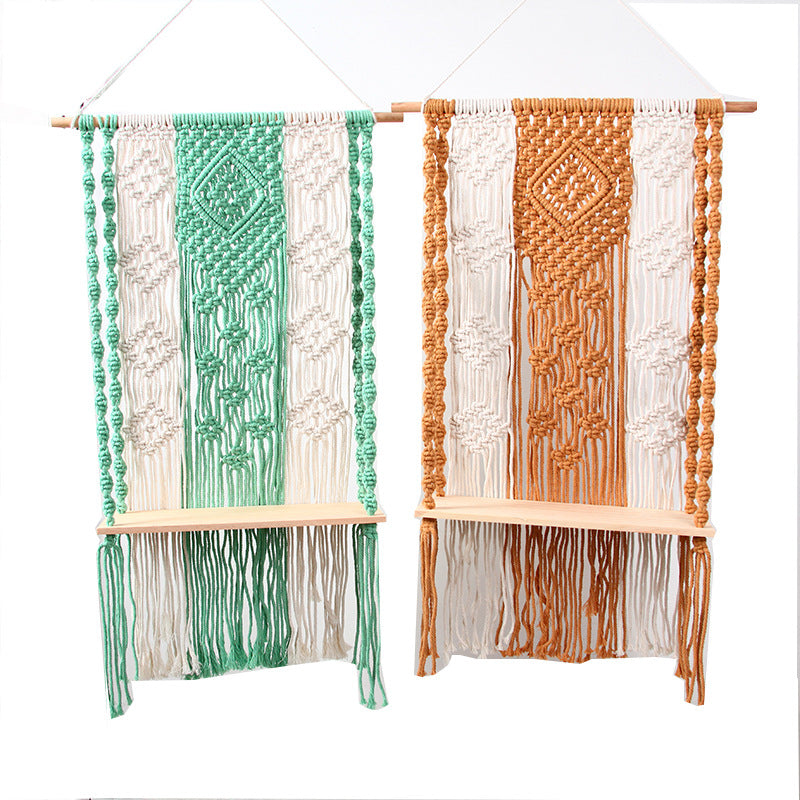 Home Decor Macrame Wall Hanging Mint Green | Kelmera