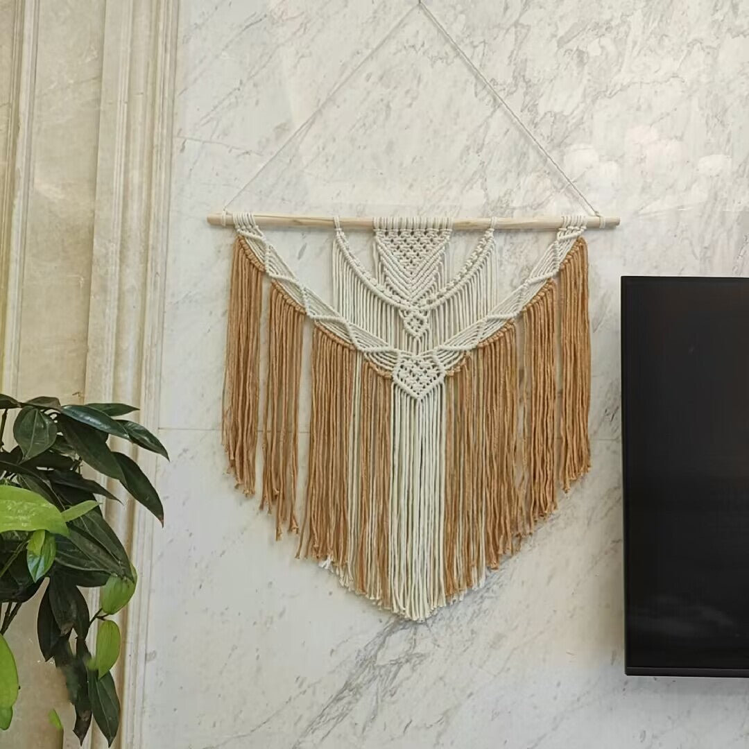 Home Decor Macrame Wall Hanging Off White | Kelmera