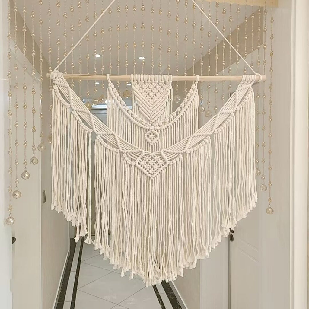 Home Decor Macrame Wall Hanging Off White | Kelmera
