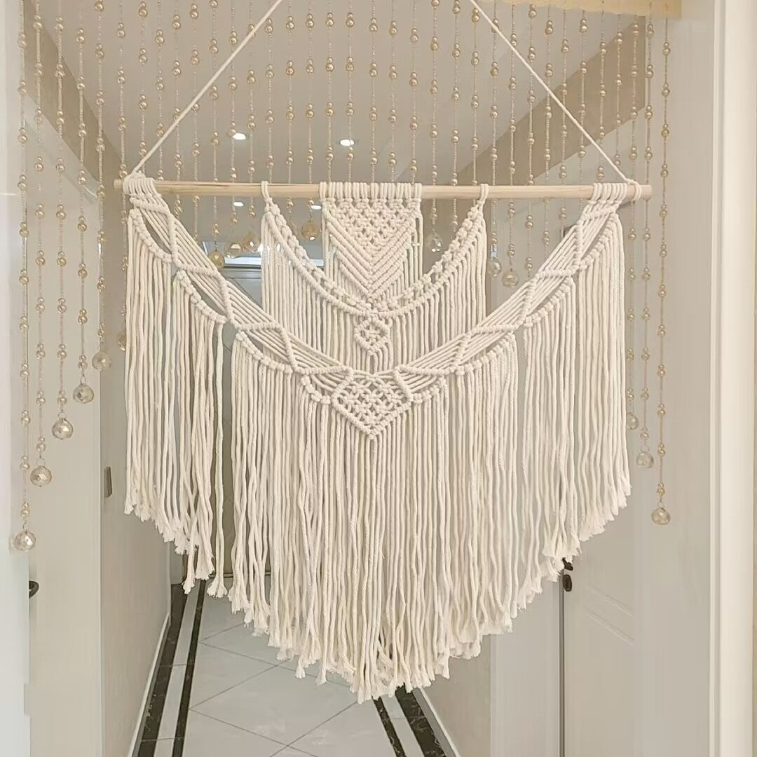 Home Decor Macrame Wall Hanging Off White | Kelmera