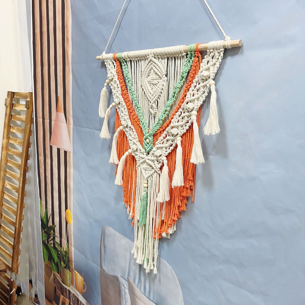 Home Decor Macrame Wall Hanging Yellow | Kelmera