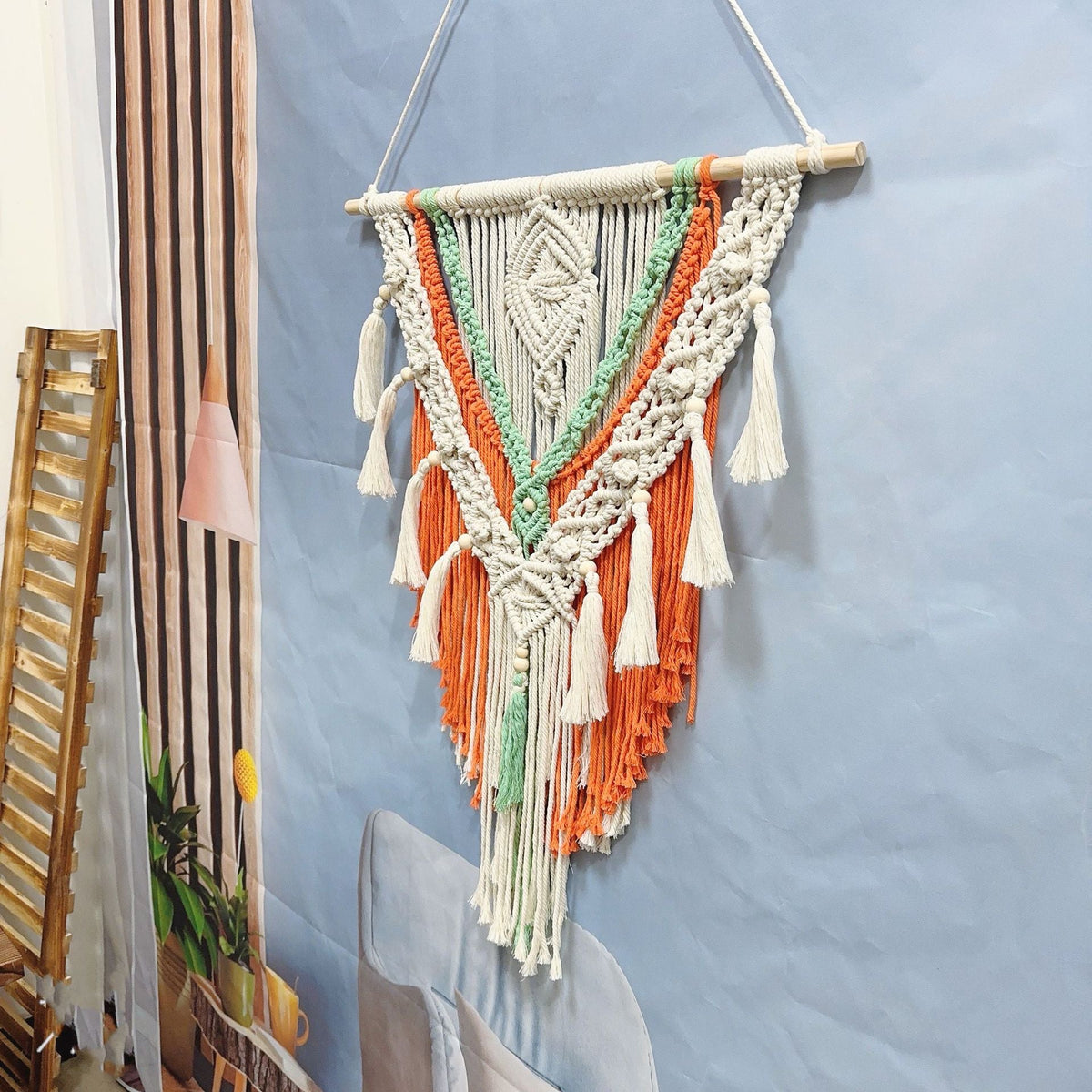 Home Decor Macrame Wall Hanging Yellow | Kelmera