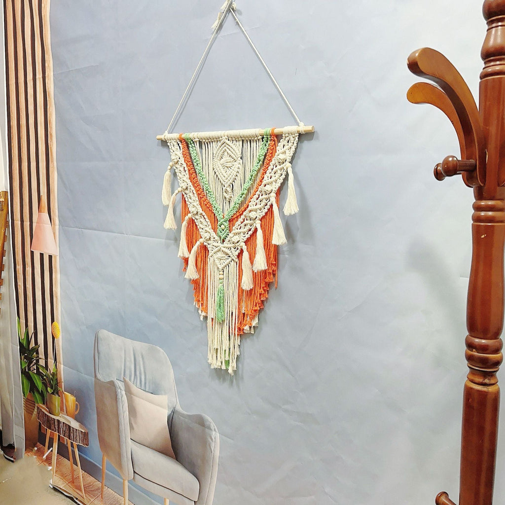 Home Decor Macrame Wall Hanging Yellow | Kelmera