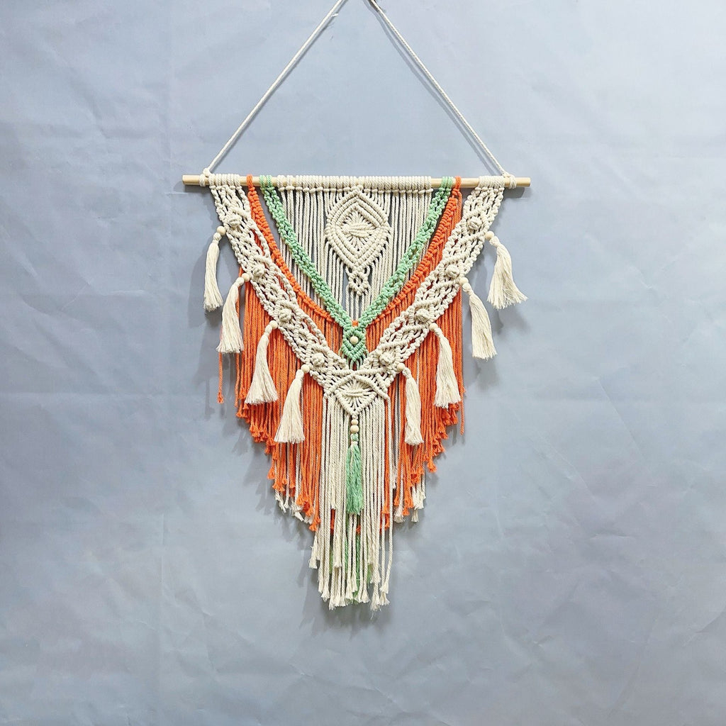 Home Decor Macrame Wall Hanging Yellow | Kelmera