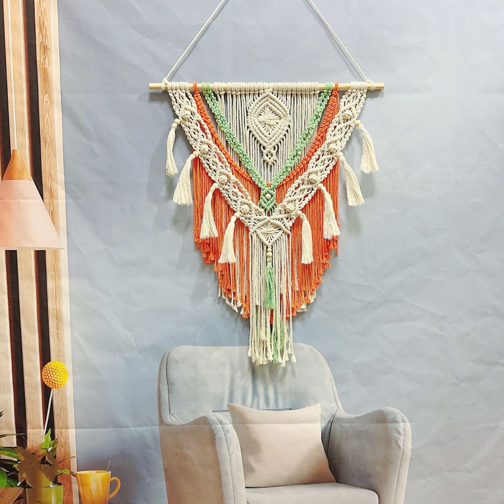 Home Decor Macrame Wall Hanging Yellow | Kelmera