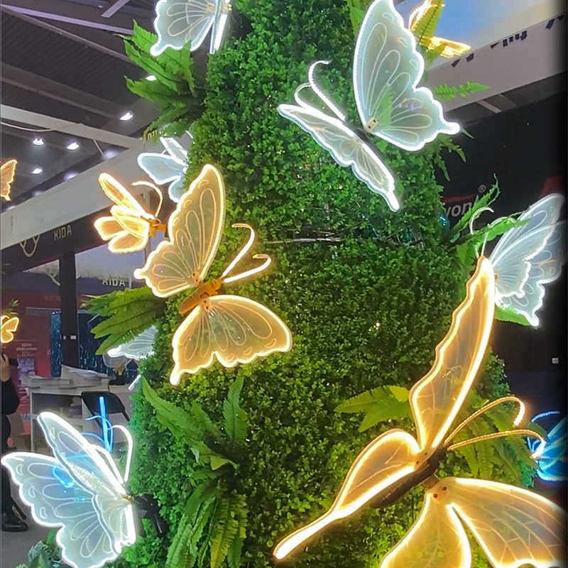 Illuminated Acrylic Butterfly Wall Art Lights | Kelmera