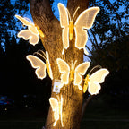Illuminated Acrylic Butterfly Wall Art Lights | Kelmera