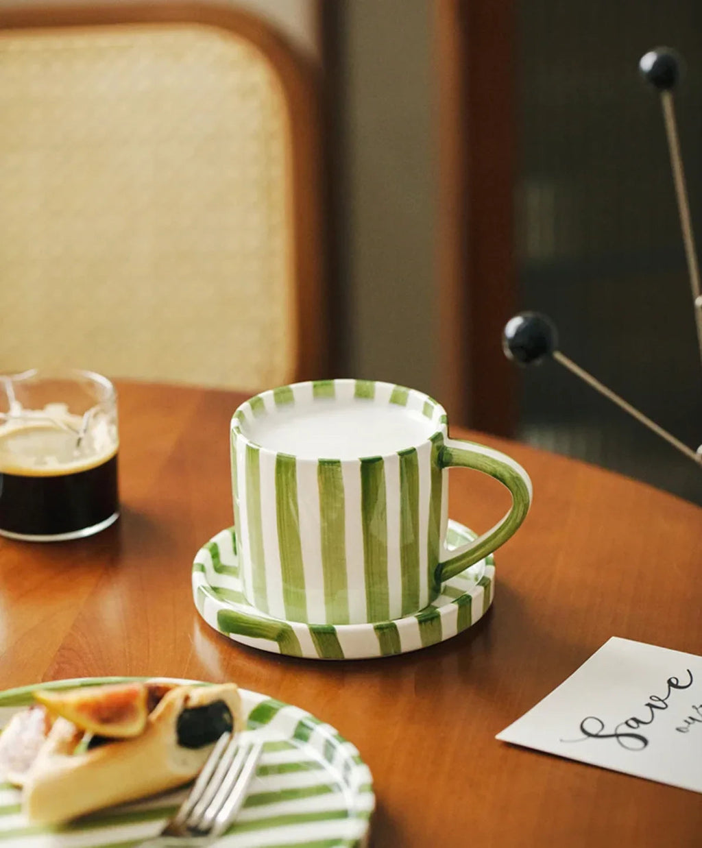 Inmura Ceramic Paul Plate and Mug Set - 3Pcs