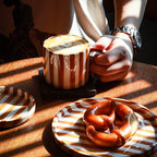 Inmura Ceramic Paul Plate and Mug Set - 3Pcs