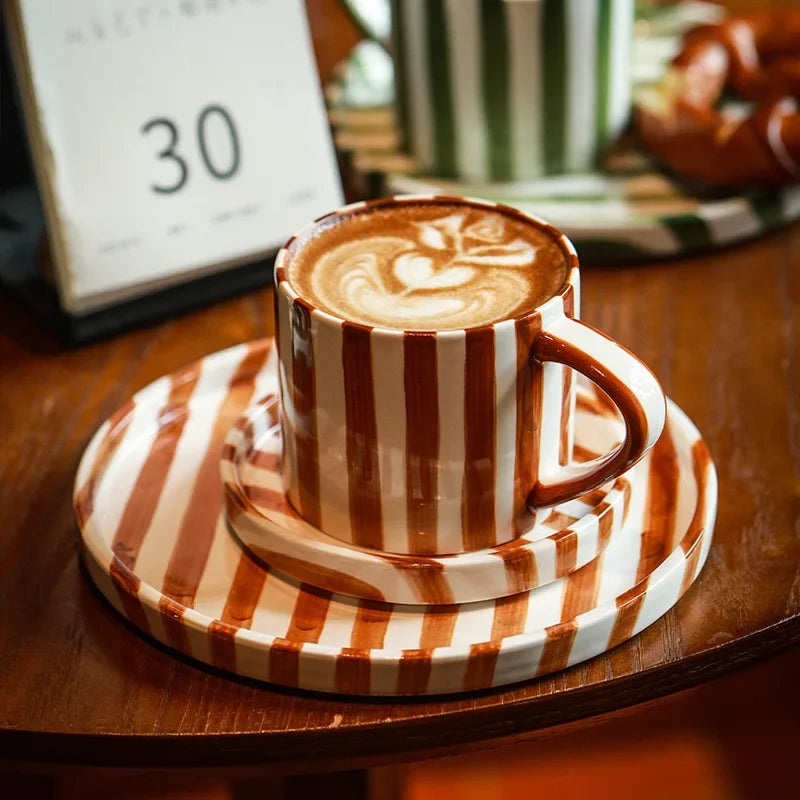 Inmura Ceramic Paul Plate and Mug Set - 3Pcs