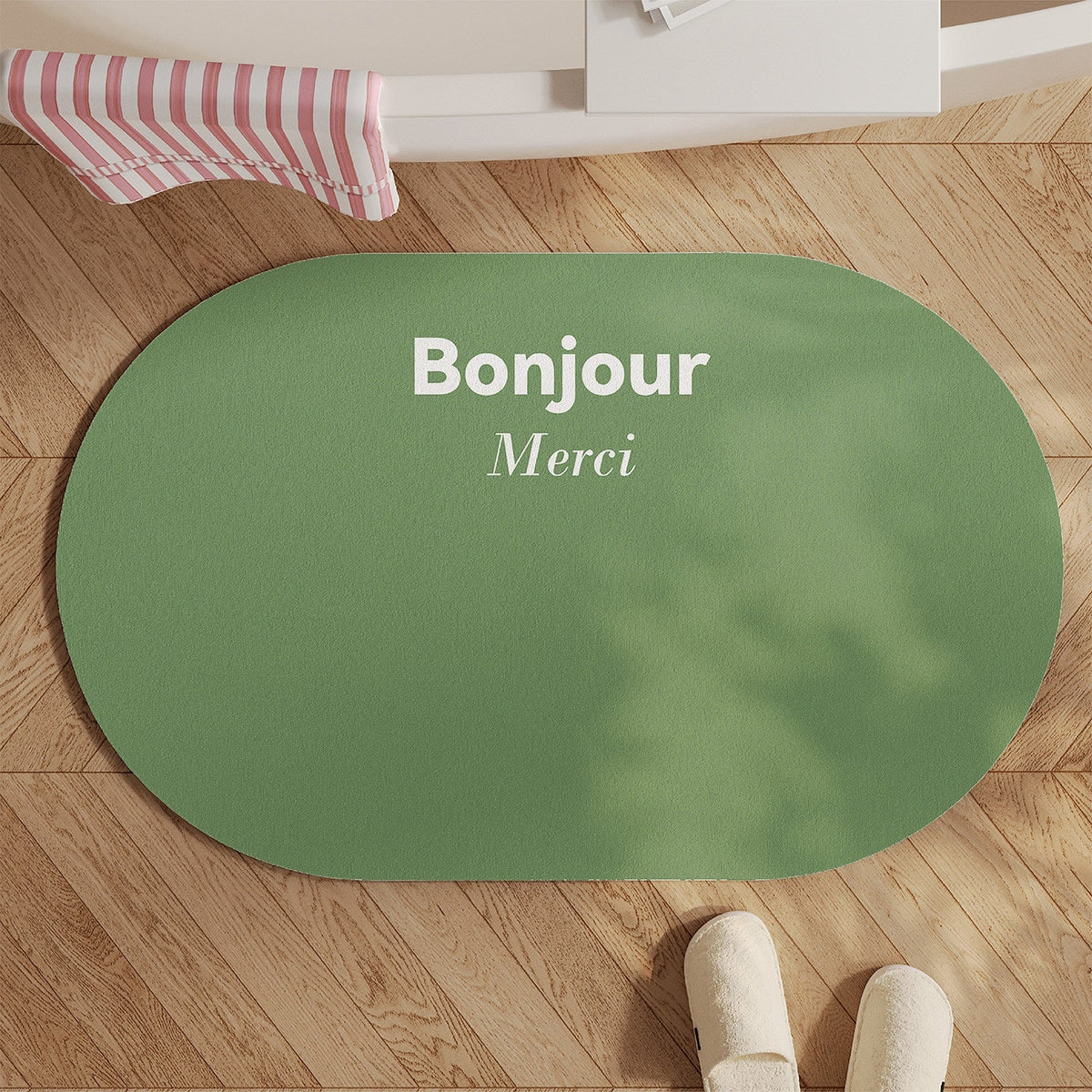 Inspirational Quote Bath Mat | Kelmera