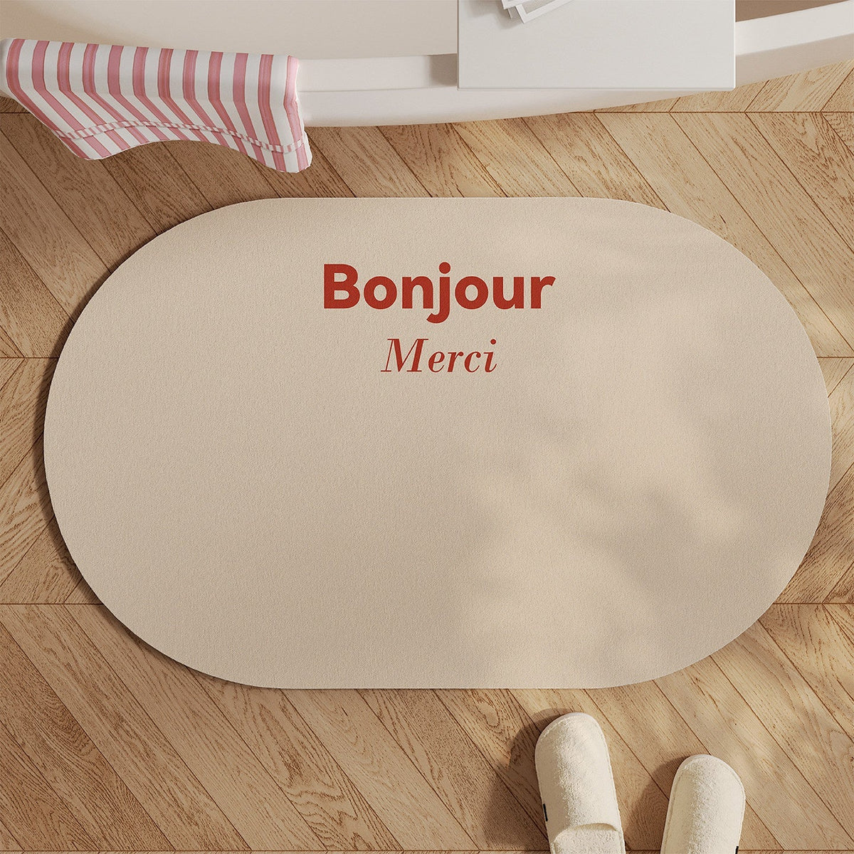 Inspirational Quote Bath Mat | Kelmera