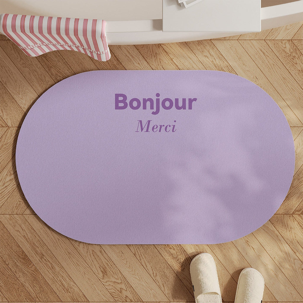 Inspirational Quote Bath Mat | Kelmera