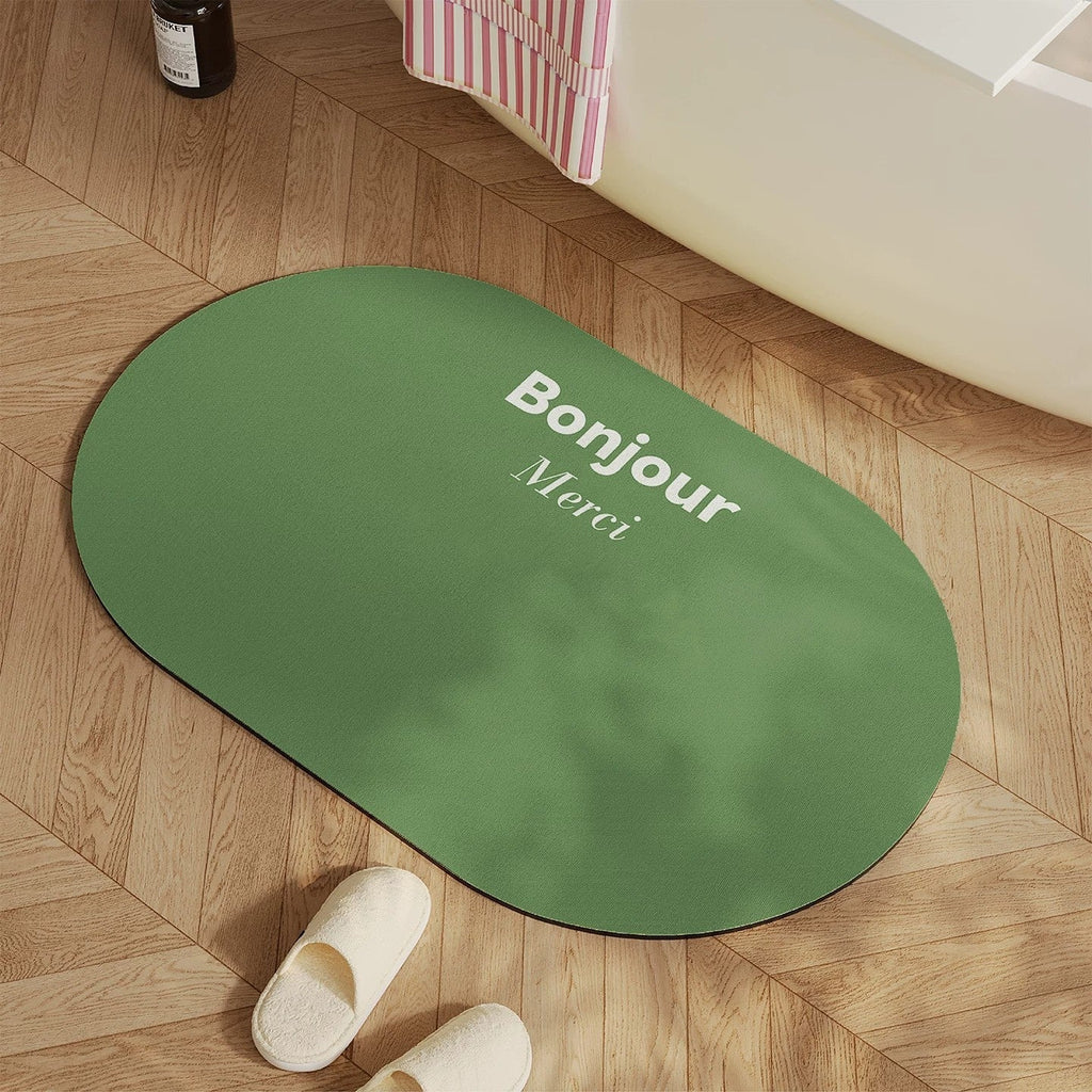 Inspirational Quote Bath Mat | Kelmera