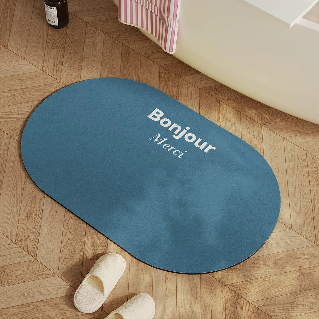 Inspirational Quote Bath Mat | Kelmera