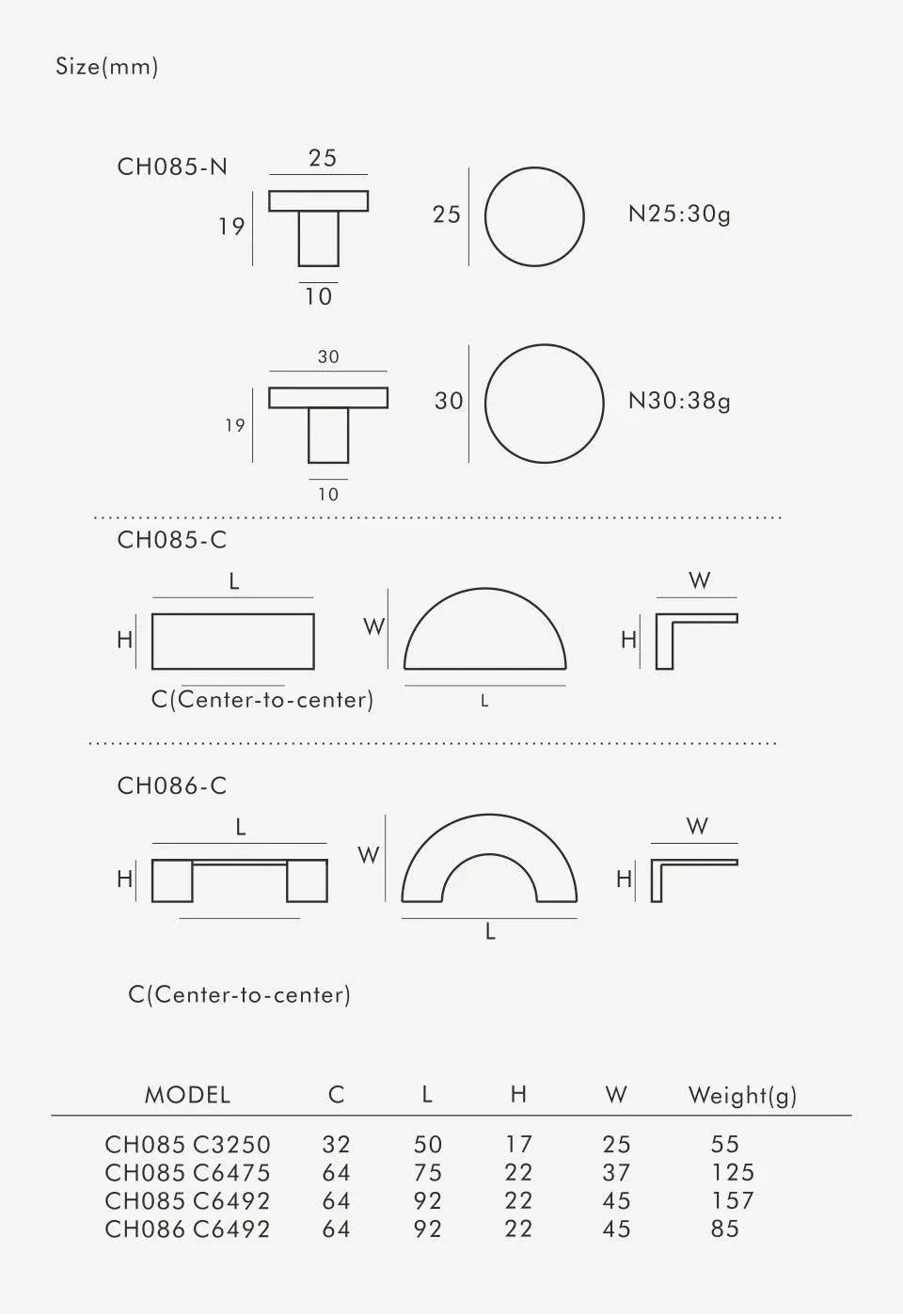 Jaldeno Brass Knobs
