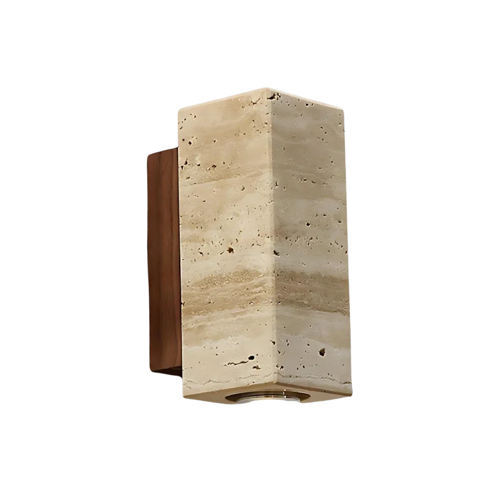 Jalndola Travertine Wall Lamp