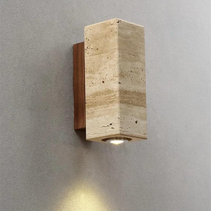 Jalndola Travertine Wall Lamp