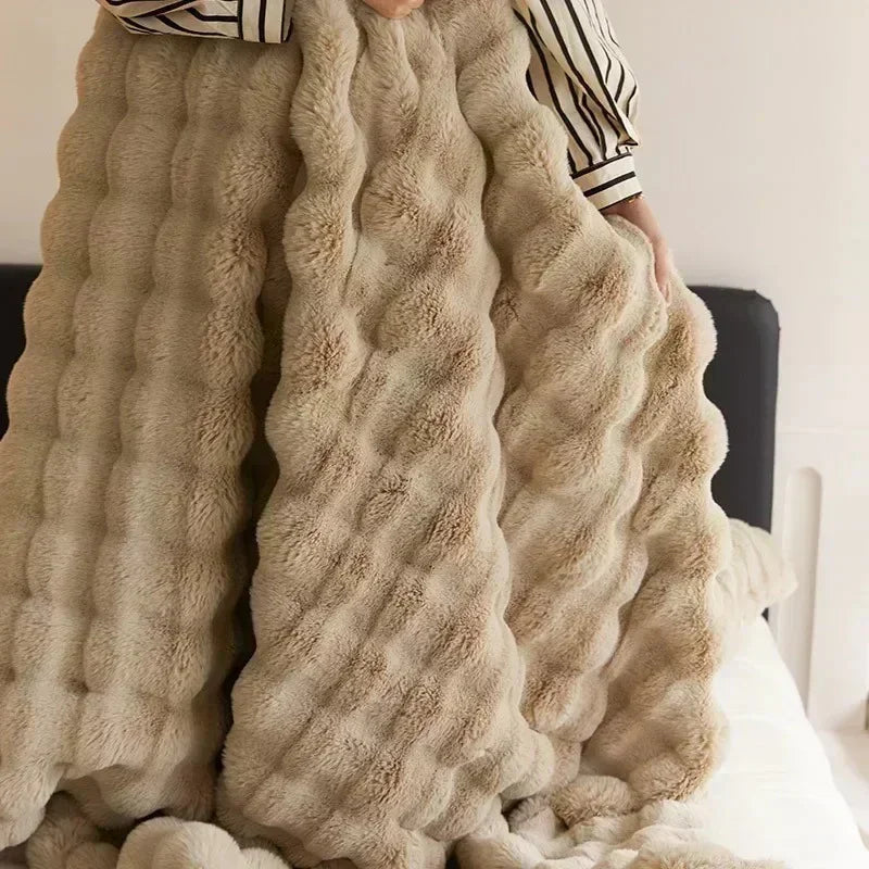 Jalsura Polyester Faux Fur Blanket
