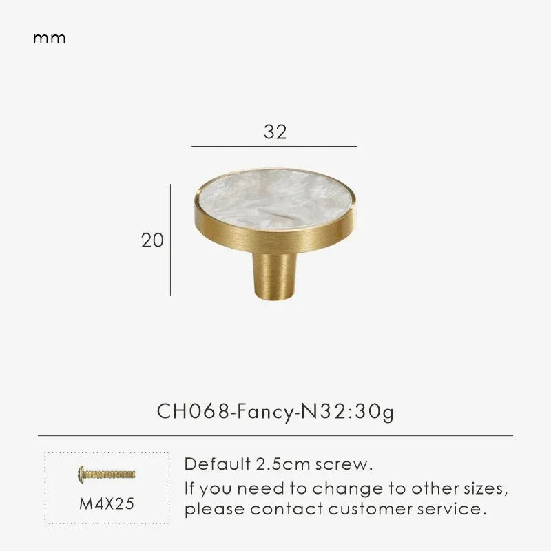Kernarno Brass Knobs