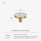 Kernarno Brass Knobs