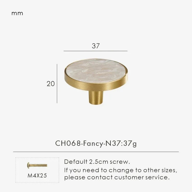 Kernarno Brass Knobs