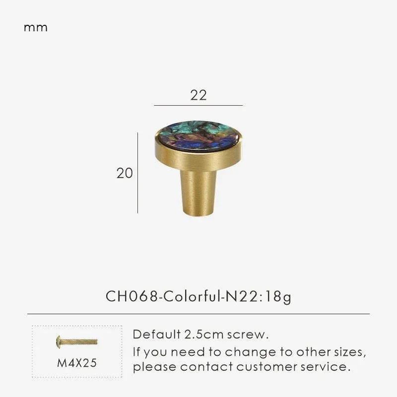 Kernarno Brass Knobs