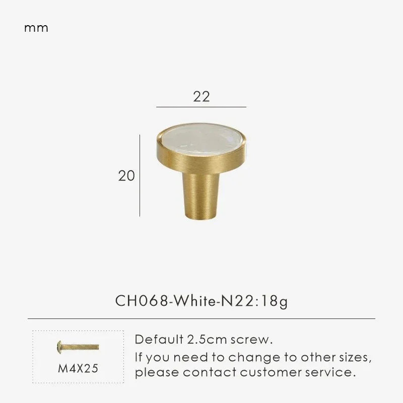 Kernarno Brass Knobs