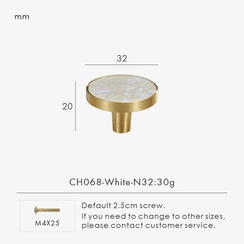 Kernarno Brass Knobs