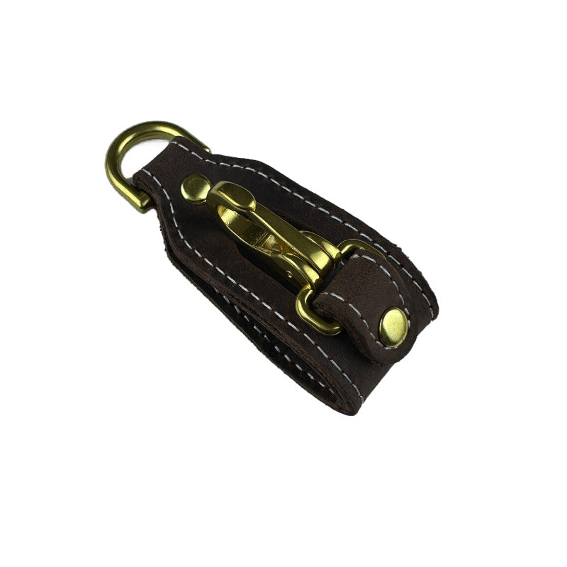 Keychain Clip Metal Leather | Kelmera