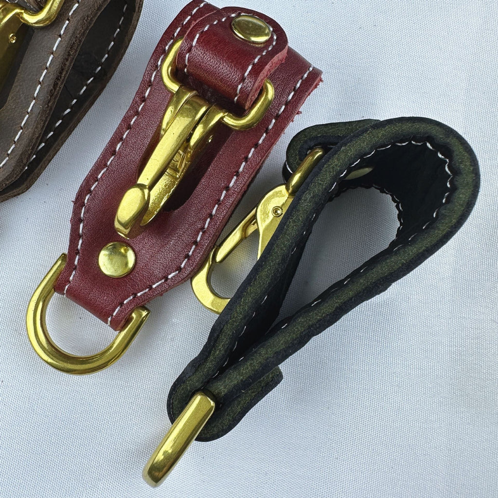 Keychain Clip Metal Leather | Kelmera