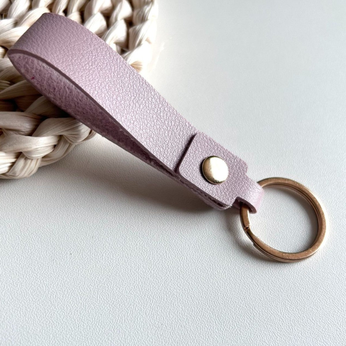 Keychain Holder Grey Pink | Kelmera