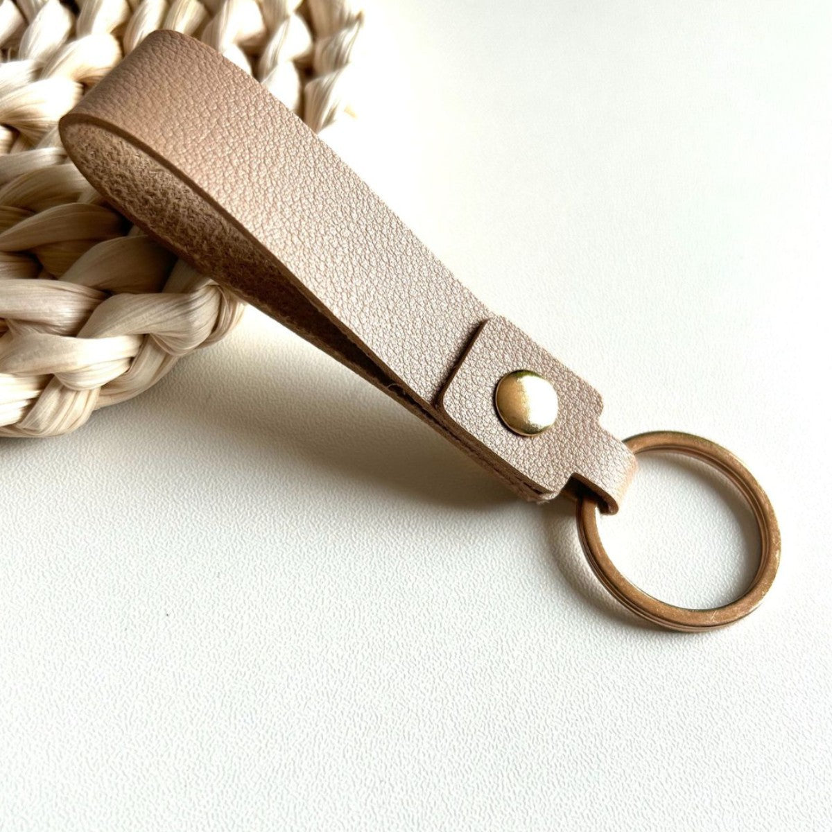Keychain Holder Grey Pink | Kelmera