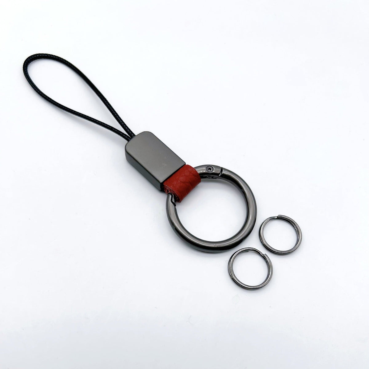 Keychain Holder Light Gray Off White | Kelmera