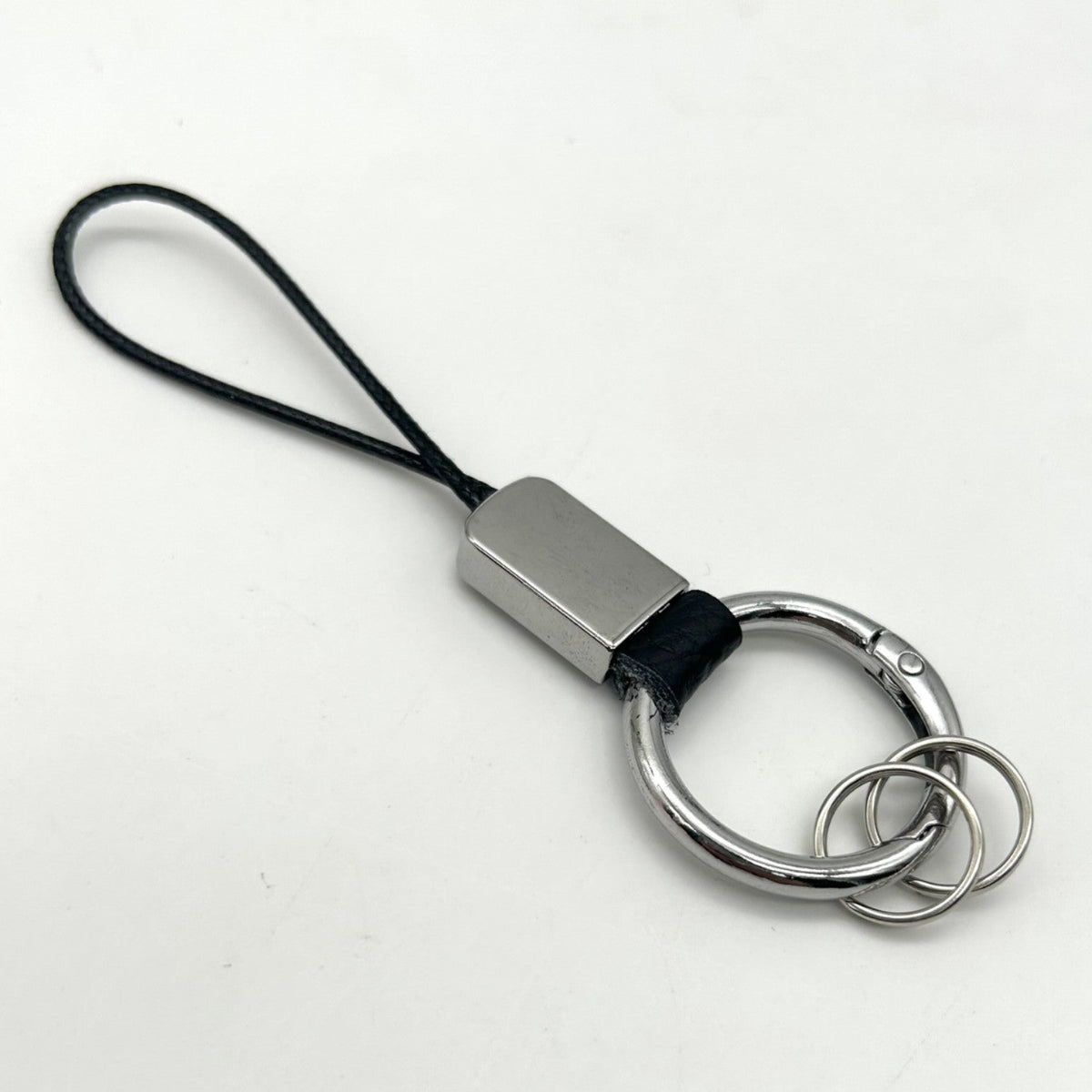 Keychain Holder Light Gray Off White | Kelmera