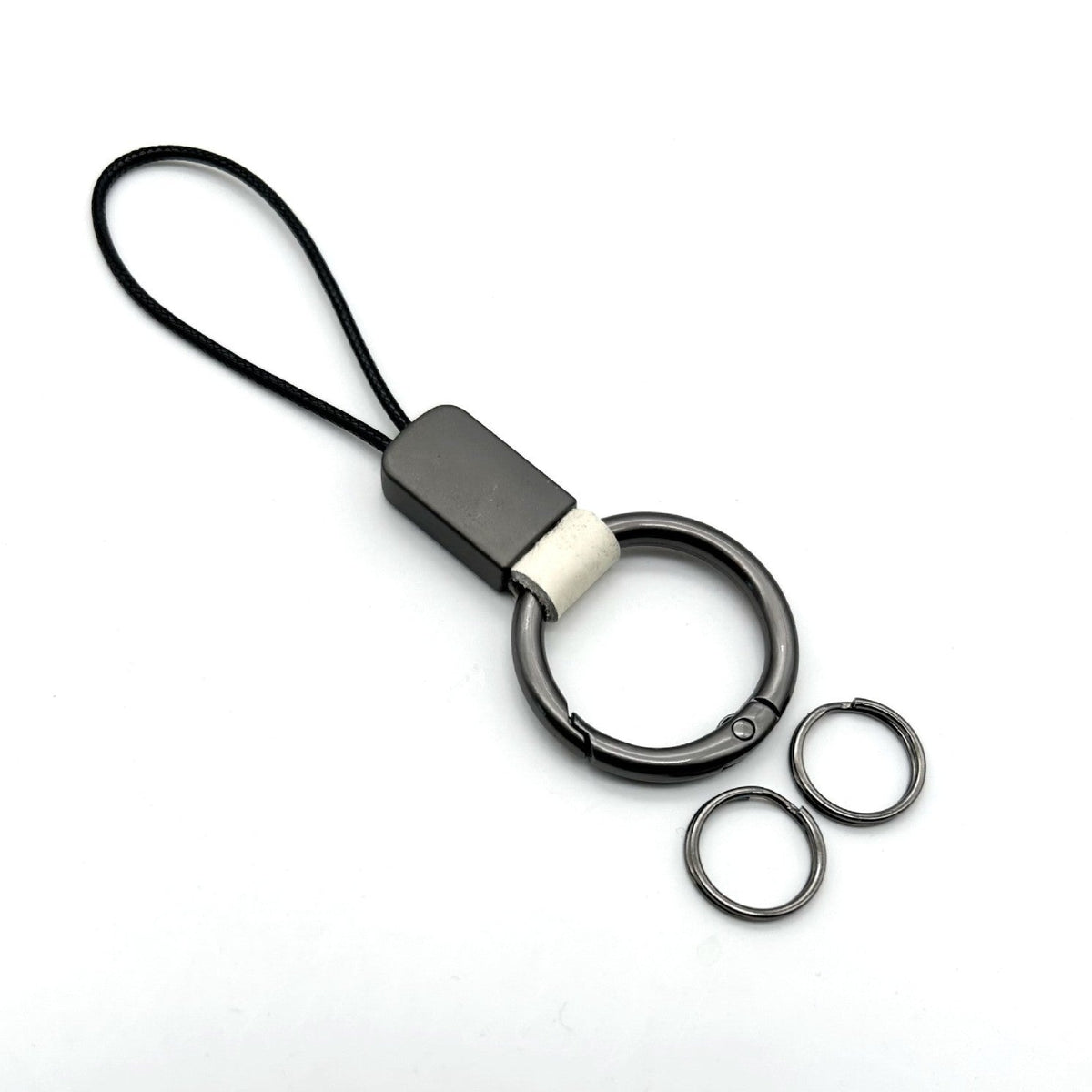 Keychain Holder Light Gray Off White | Kelmera