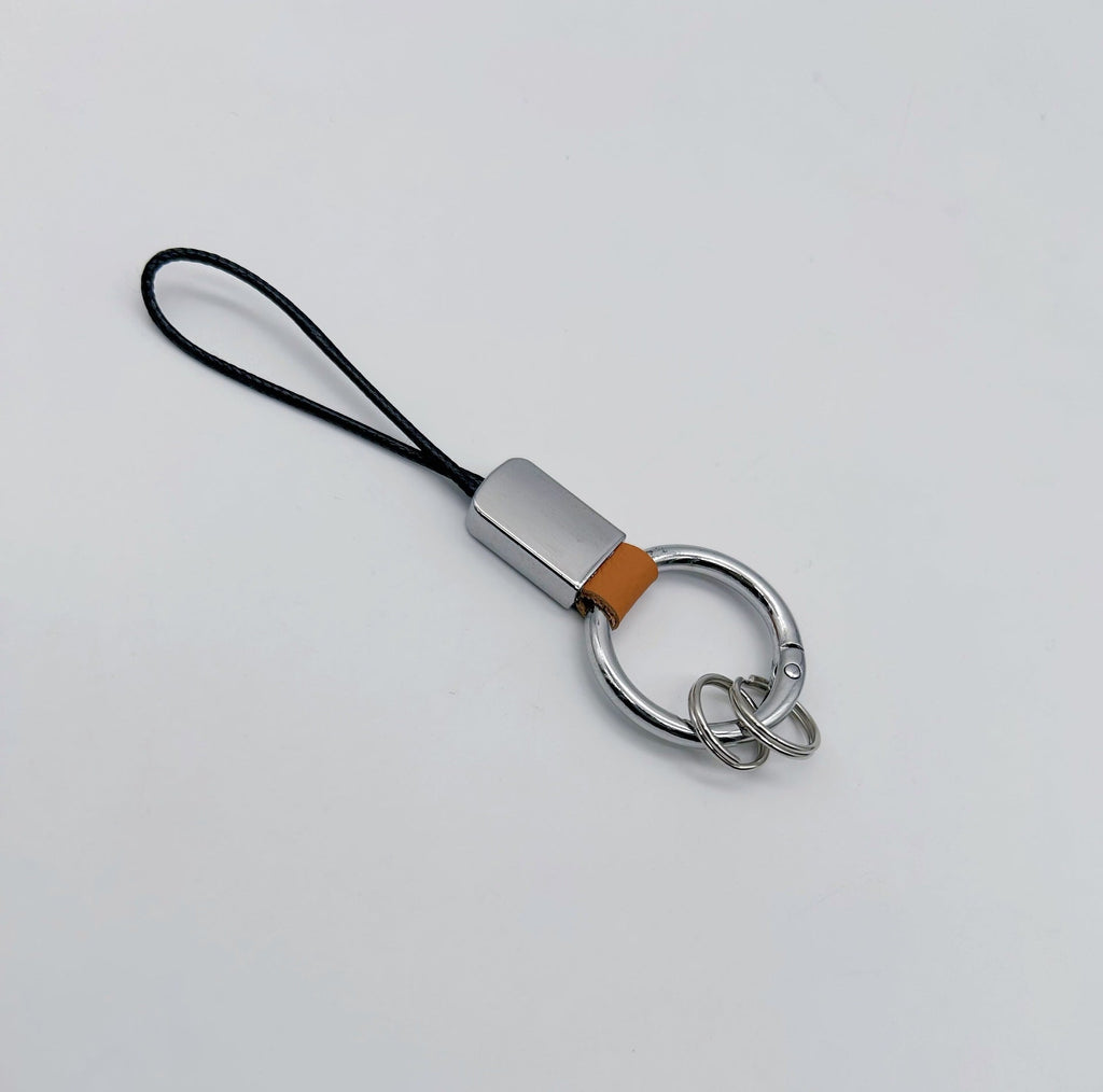 Keychain Holder Light Gray Off White | Kelmera