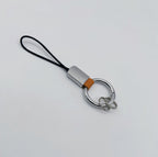 Keychain Holder Light Gray Off White | Kelmera