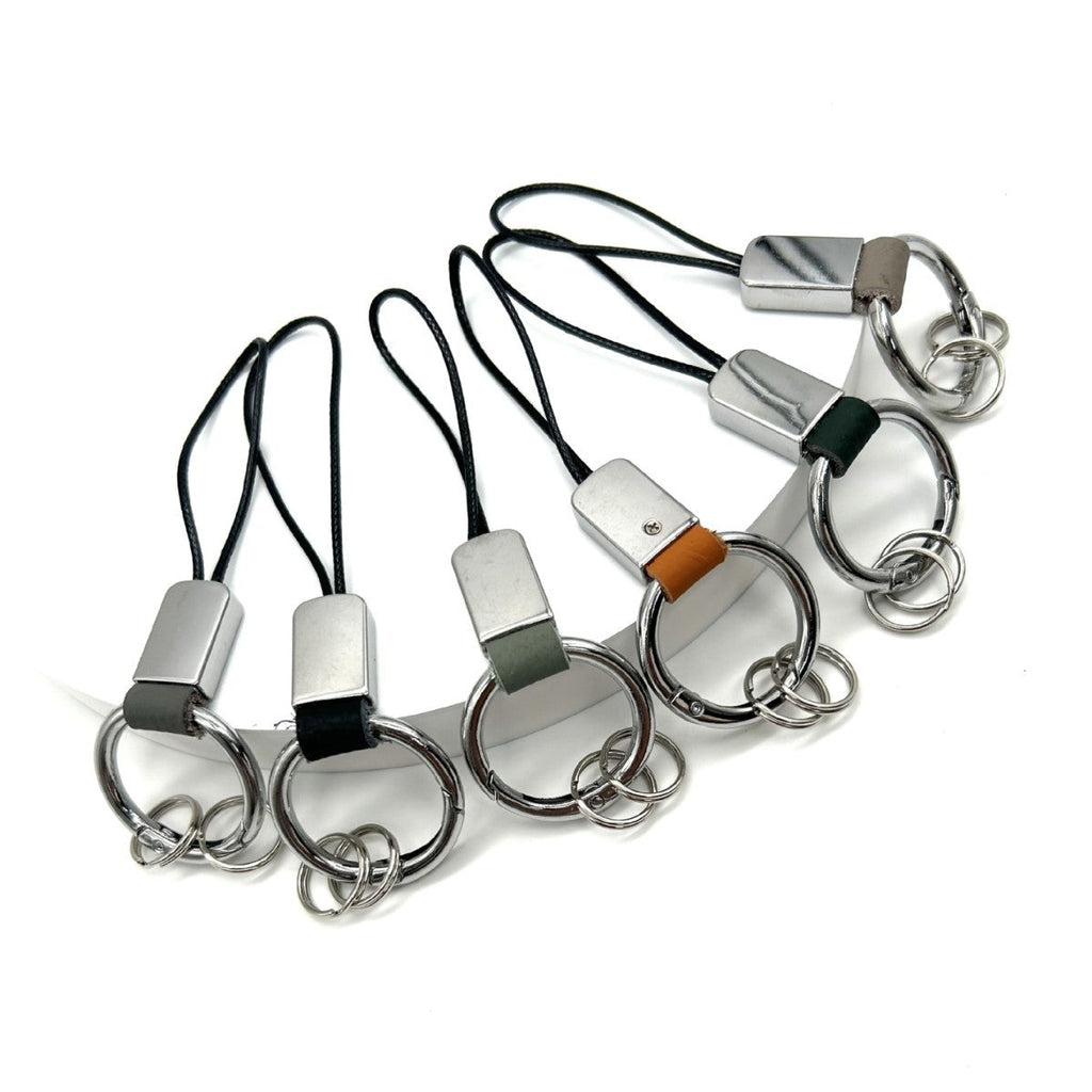 Keychain Holder Light Gray Off White | Kelmera
