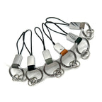 Keychain Holder Light Gray Off White | Kelmera