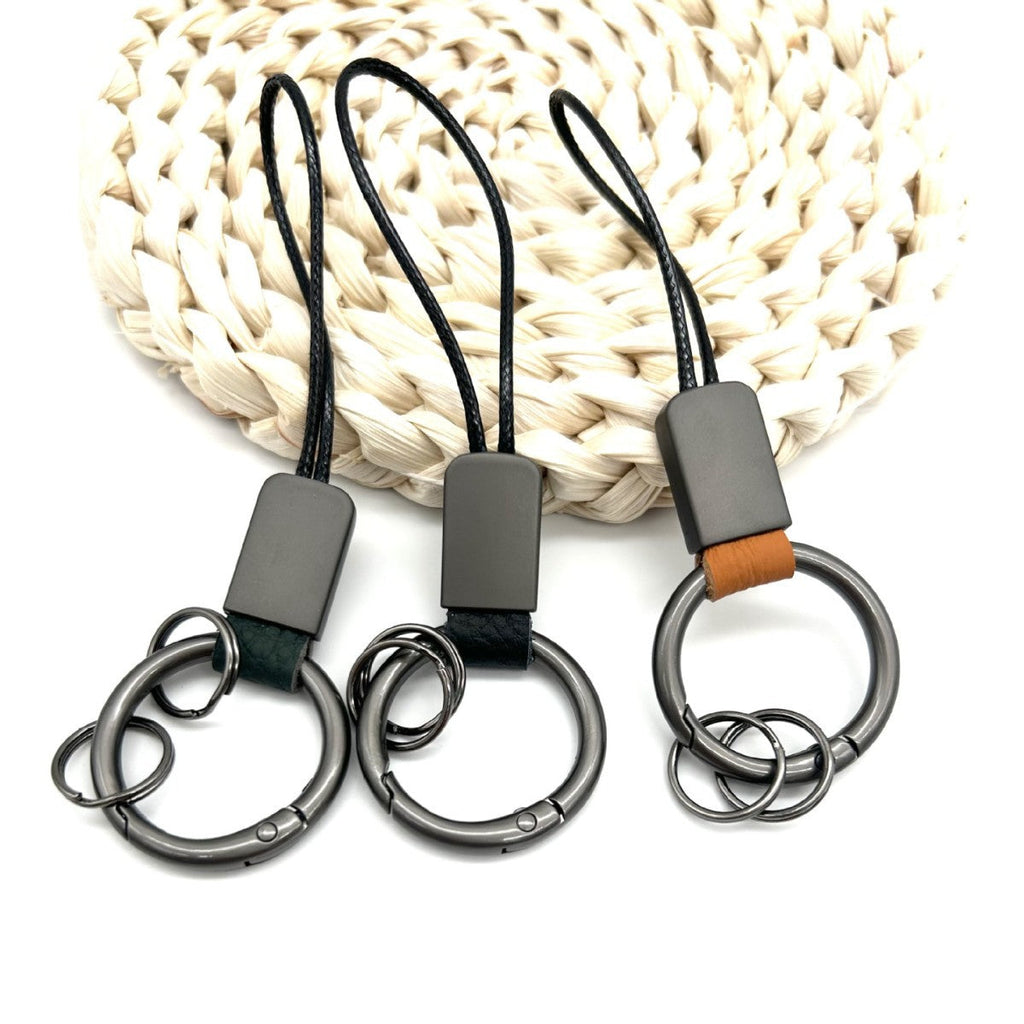 Keychain Holder Light Gray Off White | Kelmera