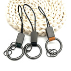Keychain Holder Light Gray Off White | Kelmera